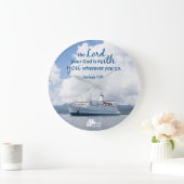 Joshua 1:9 wandklok (Huis)