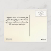 Joshua 1:9 Wees sterk en moedig, Bijbel Briefkaart (Achterkant)