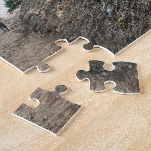 Joshua 1:9 Wees sterk en moedig, bijbelse versie Legpuzzel (Zijkant)