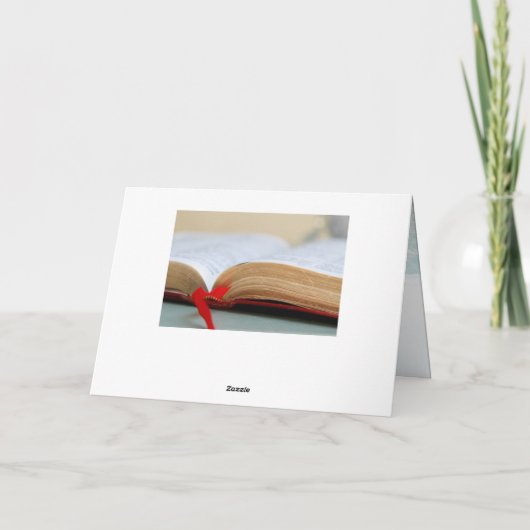 Joshua 1:9 Wees sterk en moedige Bijbelse Verse Kaart (Achterkant)