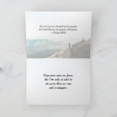 Joshua 1:9 Wees sterk en moedige Bijbelse Verse Kaart (Binnen)