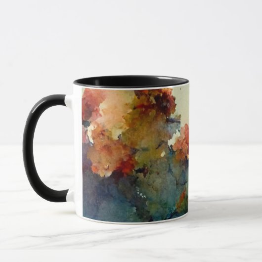 Joshua 1:9 Wees sterk en moedige Waterverf Mok (Links)