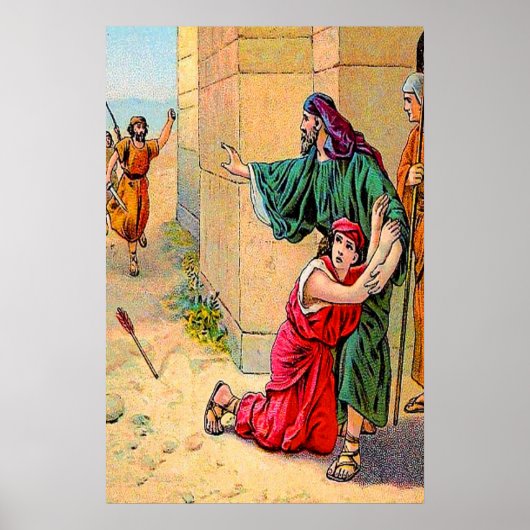 Joshua 20 steden poster Vluchtelingen (Voorkant)