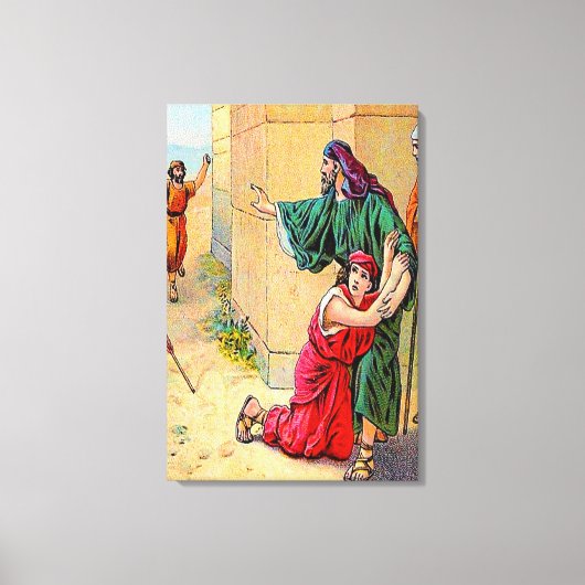 Joshua 20 steden van het Canvas van de Vluchteling (Voorkant)