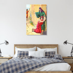 Joshua 20 steden van het Canvas van de Vluchteling Afdruk