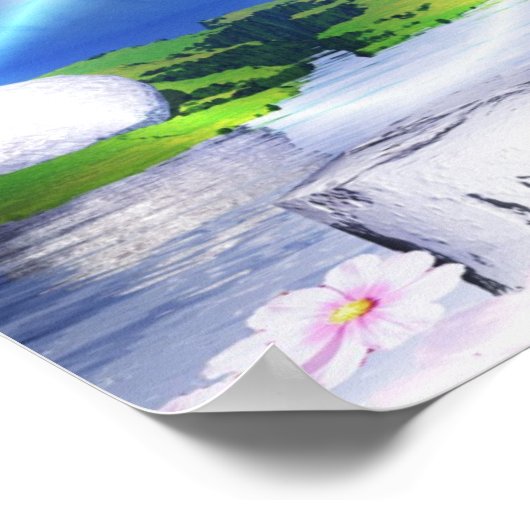 Joshua 24:15 Bijbelverse Christelijk Poster (Hoek)