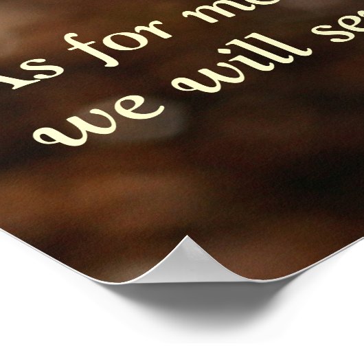 Joshua 24:15 Bijbelverse Daffodil Poster (Hoek)