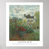 Joshua 24:15 Bijbelverse Poster (Voorkant)