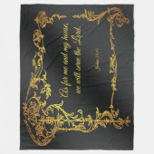 Joshua 24:15 fleece deken (Voorkant)