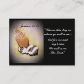 Joshua 24:15 "Kies deze dag" Visitekaartje (Voorkant)