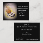 Joshua 24:15 "Kies deze dag" Visitekaartje (Voorkant / Achterkant)