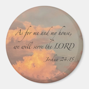 Joshua 24:15 Net als voor mij en Magnet