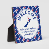 Joshua 24:15 Net als voor mij en mijn huis Nieuw-Z Fotoplaat (Voorkant)