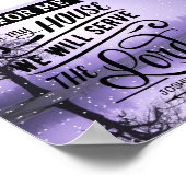 Joshua 24:15 poster (Hoek)