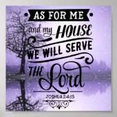 Joshua 24:15 poster (Voorkant)