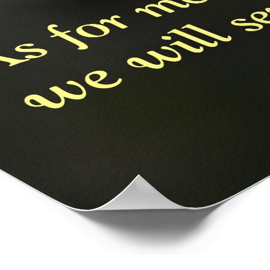 Joshua 24:15 Rood en Geel Tulp Poster (Hoek)