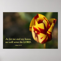 Joshua 24:15 Rood en Geel Tulp