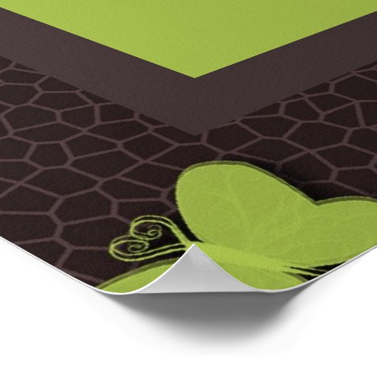 Joshua 24:15 Scripture Verse Butterfly Poster (Hoek)