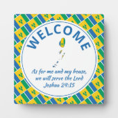 Joshua 24:15 ST VINCENT FLAG Fotoplaat (Voorkant)