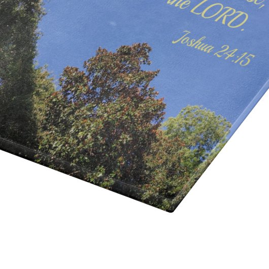 Joshua 24:15 Wat mij en mijn huis betreft, zullen Snijplank (Hoek)