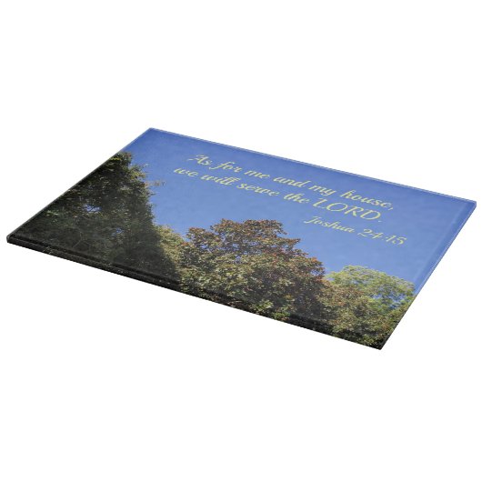 Joshua 24:15 Wat mij en mijn huis betreft, zullen Snijplank (Hoek)