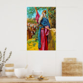 Joshua 24:16-28 Israël belooft God te dienen Poster (Keuken)