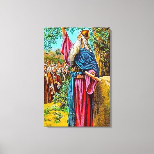 Joshua 24:16-28 Israël belooft God te dienenCanvas Canvas Afdruk (Voorkant)