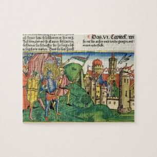 Joshua 6 4-21 De Herfst van Jericho, uit het 'Nure Legpuzzel