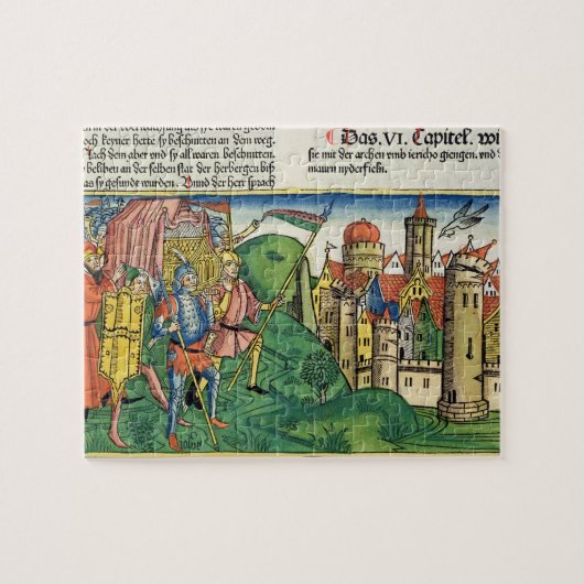 Joshua 6 4-21 De Herfst van Jericho, uit het 'Nure Legpuzzel (Horizontaal)