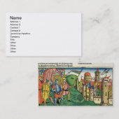 Joshua 6 4-21 De Herfst van Jericho, uit het 'Nure Visitekaartje (Voorkant / Achterkant)