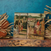 Joshua aan de zalen van Jericho Fotoplaat (Zijkant)