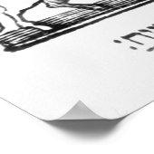 Joshua aan de zalen van Jericho Poster (Hoek)