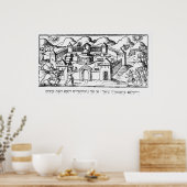 Joshua aan de zalen van Jericho Poster (Keuken)