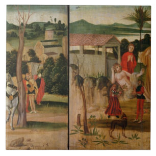 Joshua aan de zalen van Jericho Tegeltje