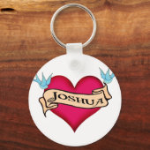 Joshua - Aangepast Tattoo T-shirts en cadeautjes Sleutelhanger (Voorkant)