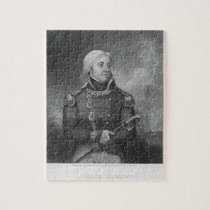 Joshua Barney (1759-1818), gegraveerd door J. Brui Legpuzzel