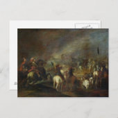 Joshua bij de muren van Jericho Briefkaart (Voorkant / Achterkant)