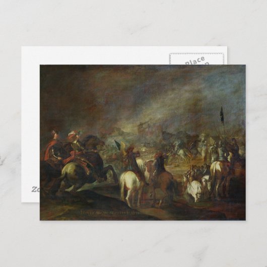 Joshua bij de muren van Jericho Briefkaart (Voorkant / Achterkant)