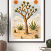 Joshua boom kunst | boho natuur wandkunst poster