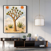 Joshua boom kunst | boho natuur wandkunst poster