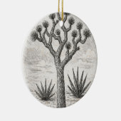 joshua boom schets | woestijn schets kunst keramisch ornament (Rechts)