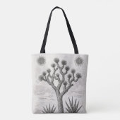 joshua boom schets | woestijn schets kunst tote bag (Achterkant)