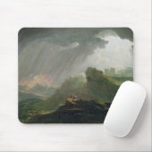 Joshua die de zon aan het bevelen is om nog steeds muismat (Met muis)