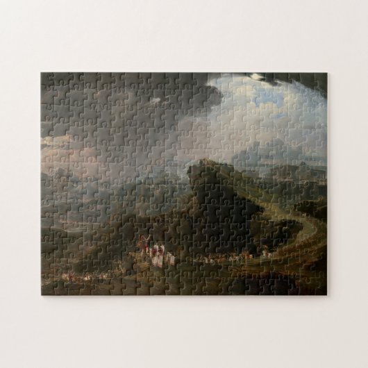 Joshua en de Slag in Gibeon Legpuzzel (Horizontaal)