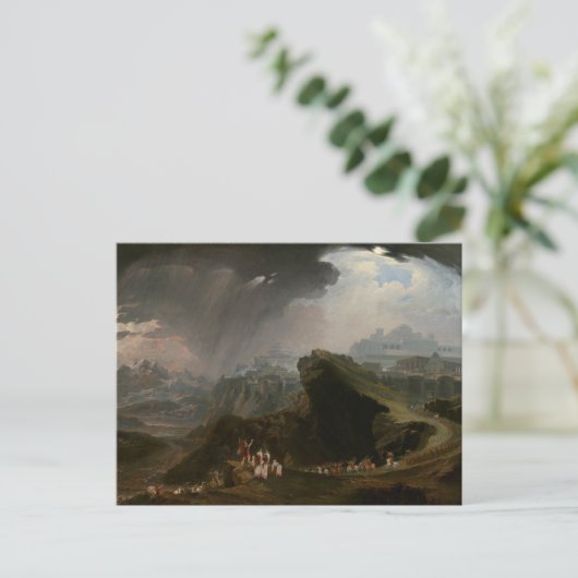 Joshua en de slag om Gibeon Briefkaart (Staand voorkant)