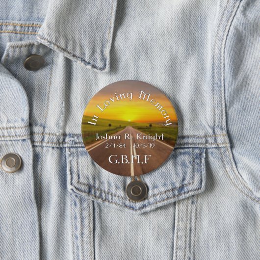 Joshua Knight Button (In situ)