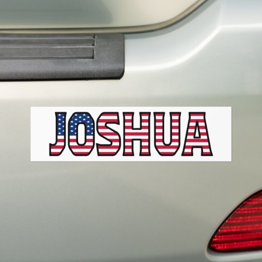 Joshua Name Vorname USA Aufkleber Sticker Auto (Op auto)