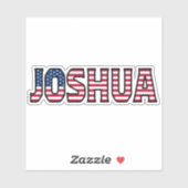 Joshua Name Vorname USA Sticker Stickerset (Vel)