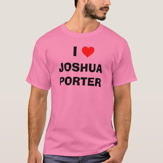 JOSHUA PORTER T-SHIRT (Voorkant)