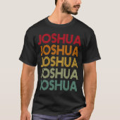 Joshua Retro Name Humor Nickname T-shirt (Voorkant)